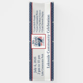 We the People Viering 250 Jaar 4 juli Spandoek (Verticaal)