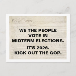 We the People Vote in 2026 Midterm Elections Briefkaart