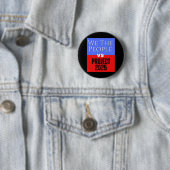 We the People vs Project 2025 redden democratie Ronde Button 5,7 Cm (In situ)