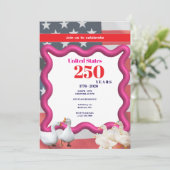 We The Silly Geese 250th Funny Celebration Kaart (Staand voorkant)