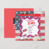 We The Silly Geese 250th Funny Celebration Kaart (Voorkant / Achterkant)