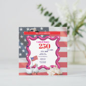 We The Silly Geese 250th Funny Celebration Kaart (Staand voorkant)