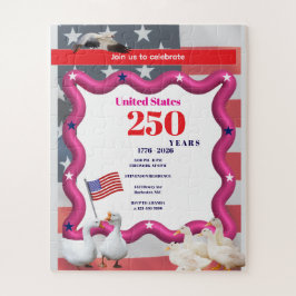 We The Silly Geese 250th Funny Celebration Legpuzzel