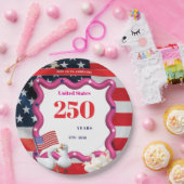 We The Silly Geese 250th Funny Celebration Papieren Bordje (Feest)