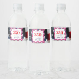 We The Silly Geese 250th Funny Celebration Waterfles Etiket