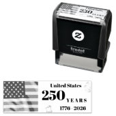 We The Silly Geese 250th Funny Celebration Zelfinktende Stempel (In situ)