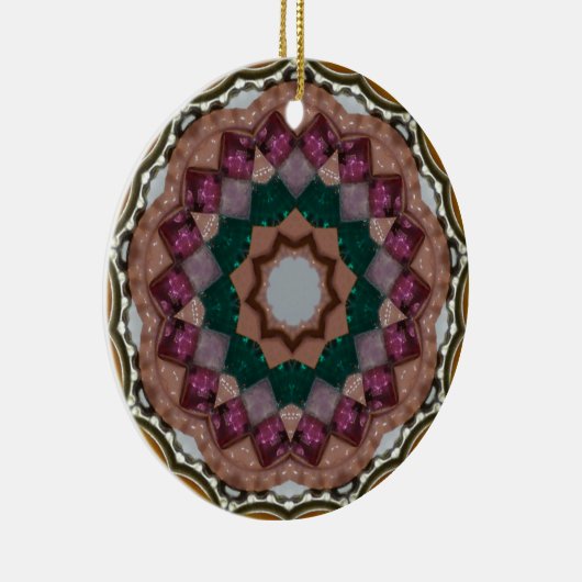 We Three Kings Fractal Keramisch Ornament (Rechts)