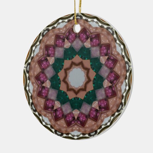 We Three Kings Fractal Keramisch Ornament (Links)