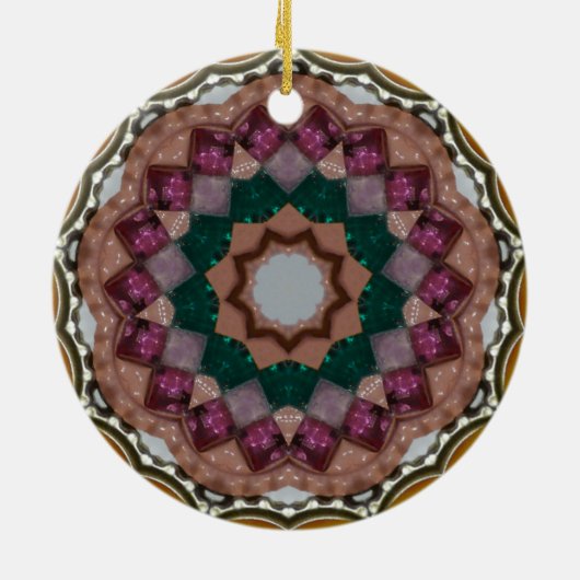 We Three Kings Fractal Keramisch Ornament (Achterkant)