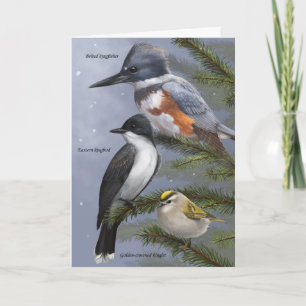 "We Three Kings Holiday Bird Card" Feestdagen Kaart