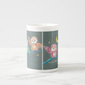 We Three Owls Porselein Kop (Voorkant)