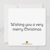 "We Three Queens" - kerstfeestkaartje Feestdagenkaart (Achterkant)