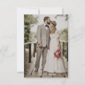 We Tied The Knot Uitnodiging Eloped Aankondiging F (Voorkant)