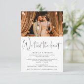 We Tied The Knot Verloving Aankondiging (Staand voorkant)