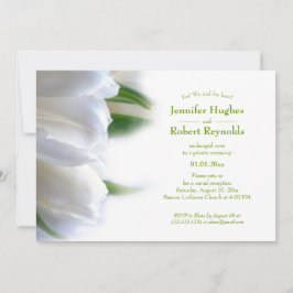 We Tieden De Knoop Bloemige Trouw Aankondiging