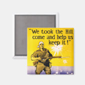 We Took The Hill Magneet (Voorkant / Achterkant)