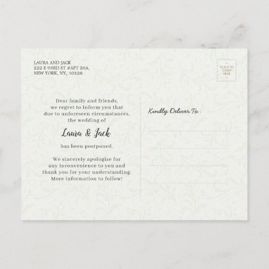 We trekken nog steeds gouden anananassen uit aankondigingskaart (Achterkant)