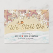 We trekken nog steeds met de zomerzand uit aankondigingskaart (Voorkant)