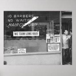 We trim Long Hair Poster