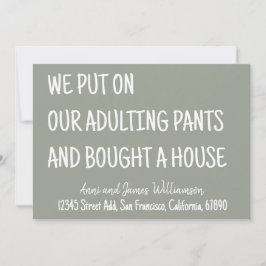 We Trokken Onze Volwassen Broek Aan En Kochten Een Aankondiging