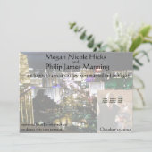 We trouwden in Las Vegas Nevada Foto Aankondiging (Staand voorkant)