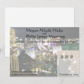 We trouwden in Las Vegas Nevada Foto Aankondiging (Voorkant / Achterkant)