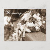 We trouwen... briefkaart (Voorkant)