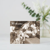 We trouwen... briefkaart (Staand voorkant)