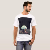 We Used To Live There Surreal Space Collage T-shirt (Voorkant volledig)
