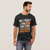We Vecht Slecht Samen Multipele Sclerose Bewustzij T-shirt (Voorkant volledig)