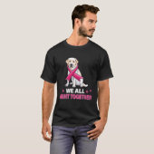 We vechten allemaal samen Breast Cancer Awareness  T-shirt (Voorkant volledig)