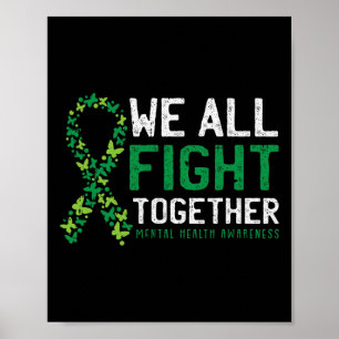 We vechten allemaal samen om het bewustzijn van ge poster
