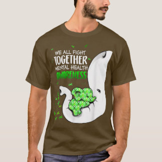 We vechten allemaal samen om het bewustzijn van ge t-shirt