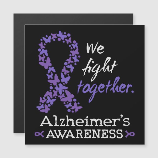 We vechten samen - Alzheimer bewustzijn (Voorkant / Achterkant)