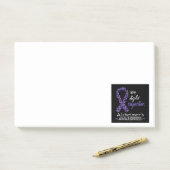 We vechten samen - Alzheimer bewustzijn Post-it® Notes (Op bureau)