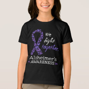 We vechten samen - Alzheimer bewustzijn Tri-Blend Shirt