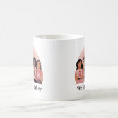 We Vechten Samen Borstkanker Bewustzijn Design Koffiemok (Center)
