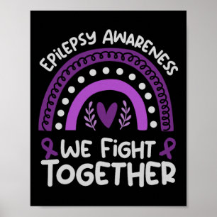 We vechten samen _ Epilepsie Bewustzijn _ Epilepsi Poster