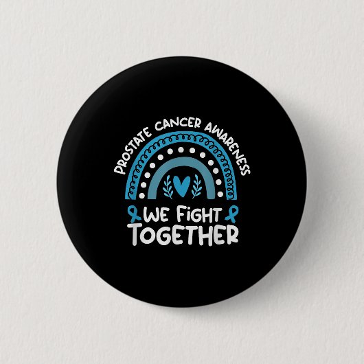 We vechten samen Prostaatkanker Bewustzijn Prosta Ronde Button 5,7 Cm (Voorkant)