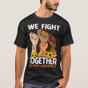 We vechten samen RSD CRPS awareness Zonnebloem T-shirt