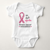 We vechten samen tegen borstkanker romper (Voorkant)