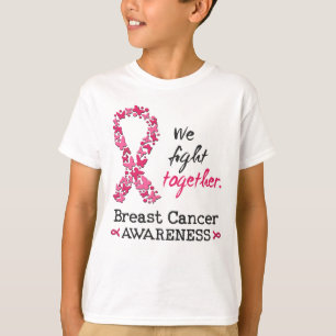 We vechten samen tegen borstkanker t-shirt