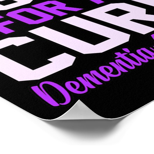 We vechten voor een echte dementie-bewustwording v poster (Hoek)