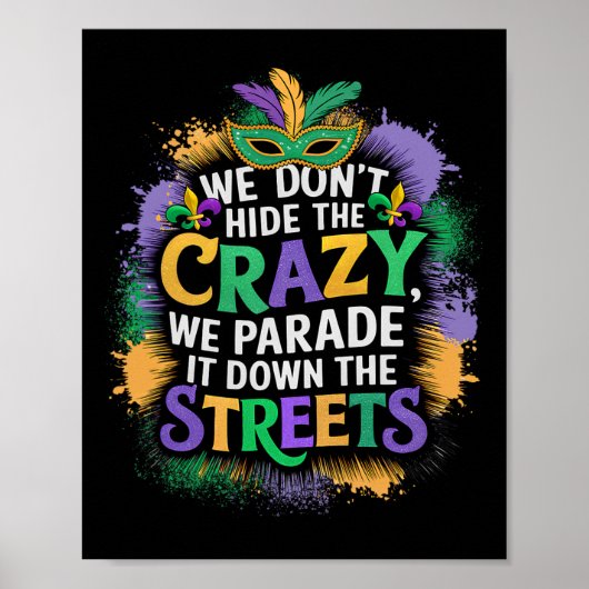 We verbergen het niet... we paraderen het op straa poster (Voorkant)