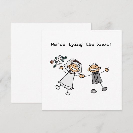 We verbinden de knoop aankondiging (Voorkant / Achterkant)