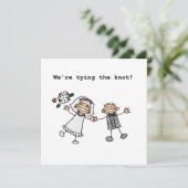 We verbinden de knoop aankondiging (Staand voorkant)