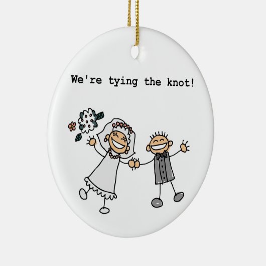 We verbinden de knoop keramisch ornament (Rechts)