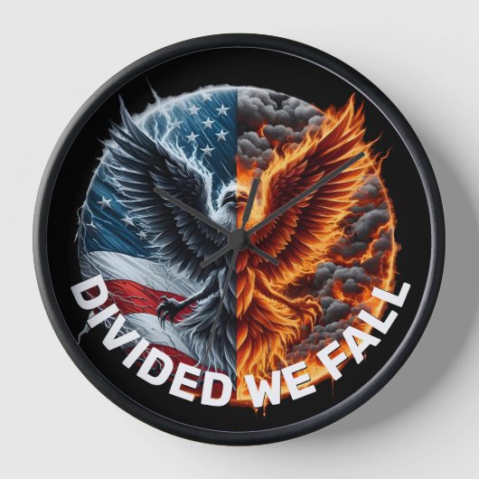 We verdeelden Herfst Burning Flag en Eagle (Voorkant)