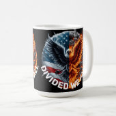 We verdeelden Herfst Burning Flag en Eagle Koffiemok (Voorkant rechts)