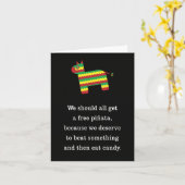 We verdienen allemaal een gratis pinata om te slaa kaart (Gele Bloem)